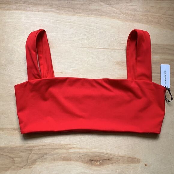 WeWoreWhat Red Bandeau Bra Top - Picture 1 of 6